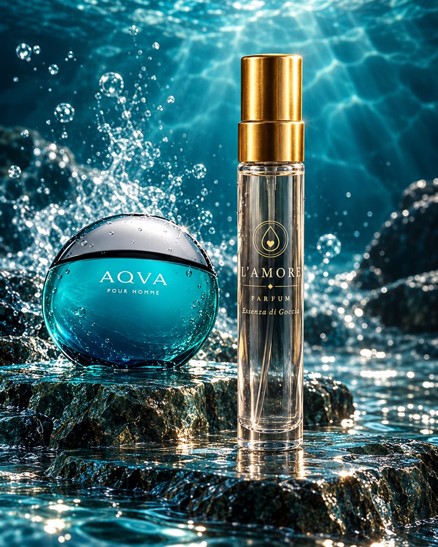 L'AMORE World No. 94, Bvlgari Aqva Pour Homme esintisi