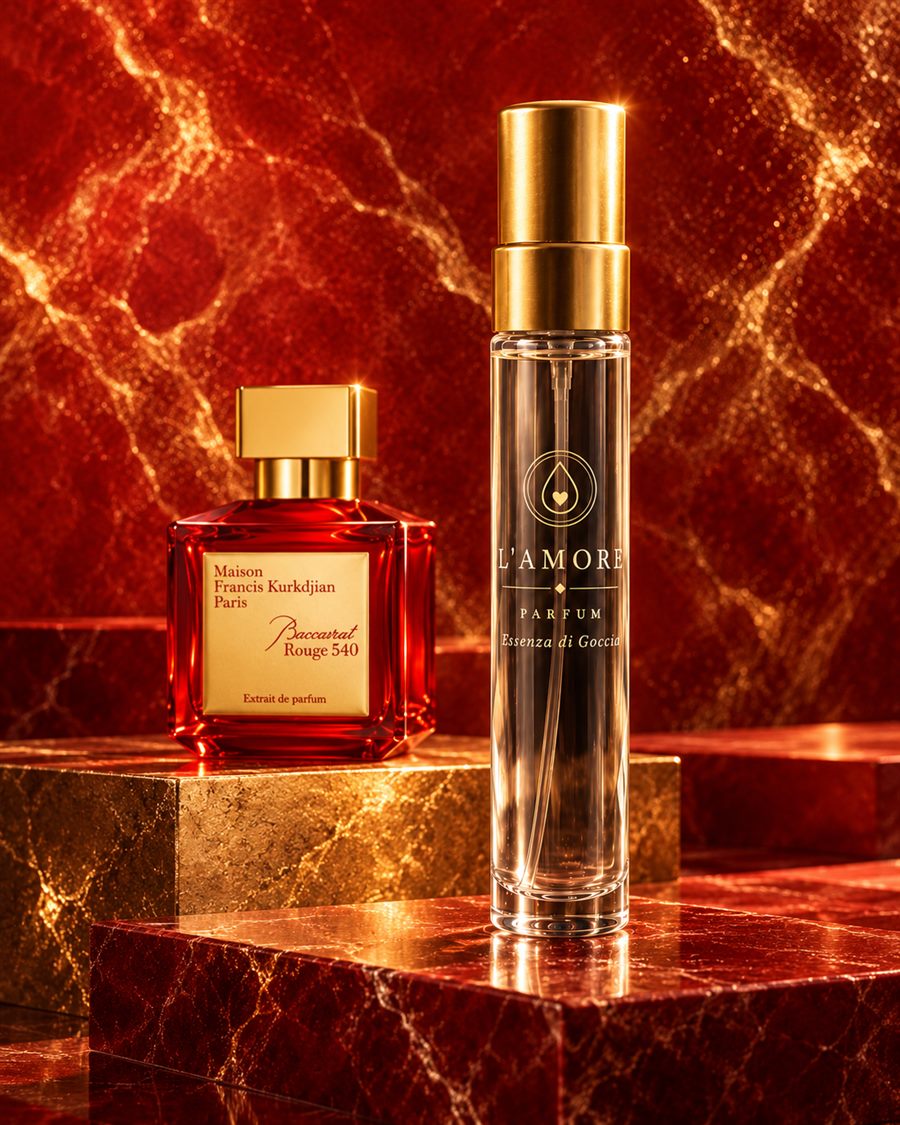 L'AMORE World No. 97, Maison Francis Kurkdjian Baccarat Rouge 540 Extrait esintisi