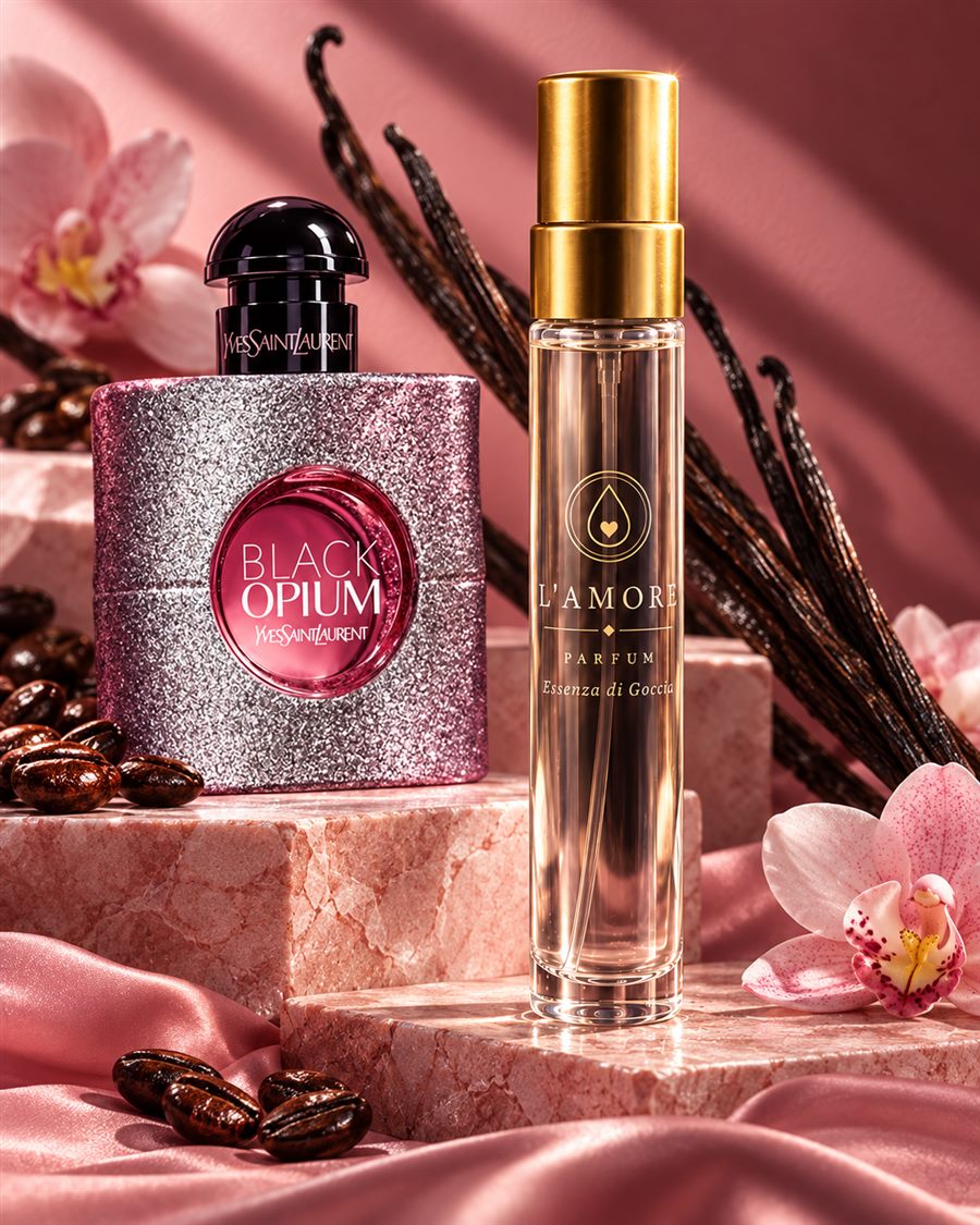 L'AMORE World No. 07, Yves Saint Laurent Black Opium esintisi