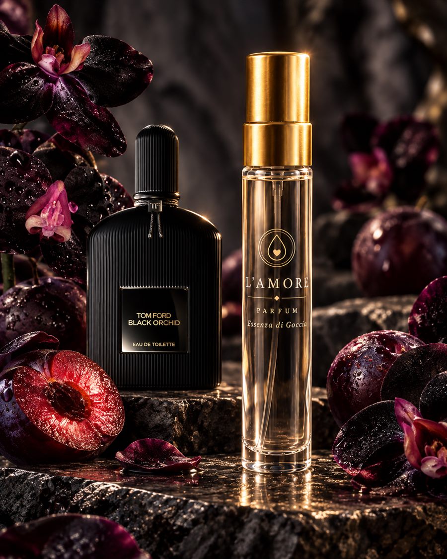L'AMORE World No. 50, Tom Ford Black Orchid esintisi