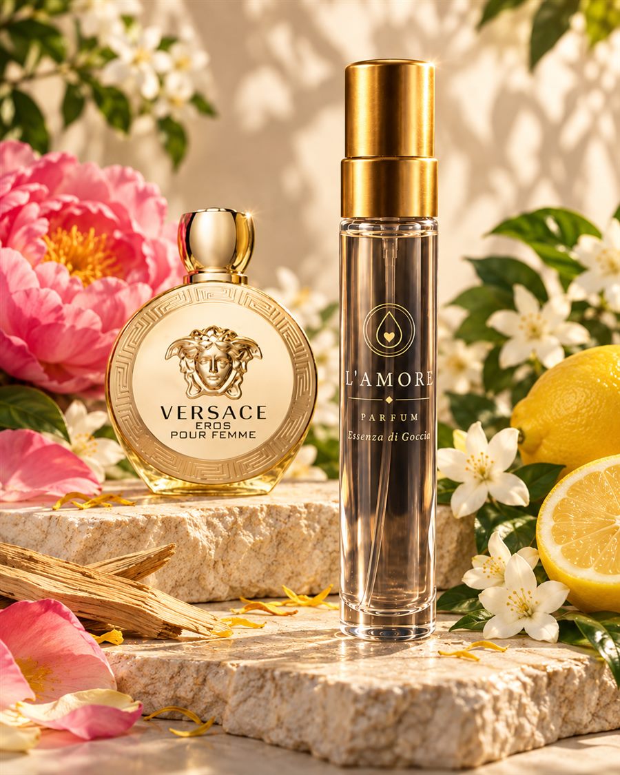 L'AMORE World No. 51, Versace Eros Pour Femme esintisi
