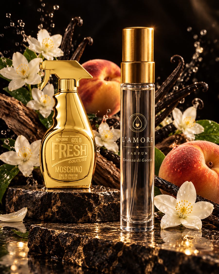 L'AMORE World No. 54, Moschino Gold Fresh Couture esintisi