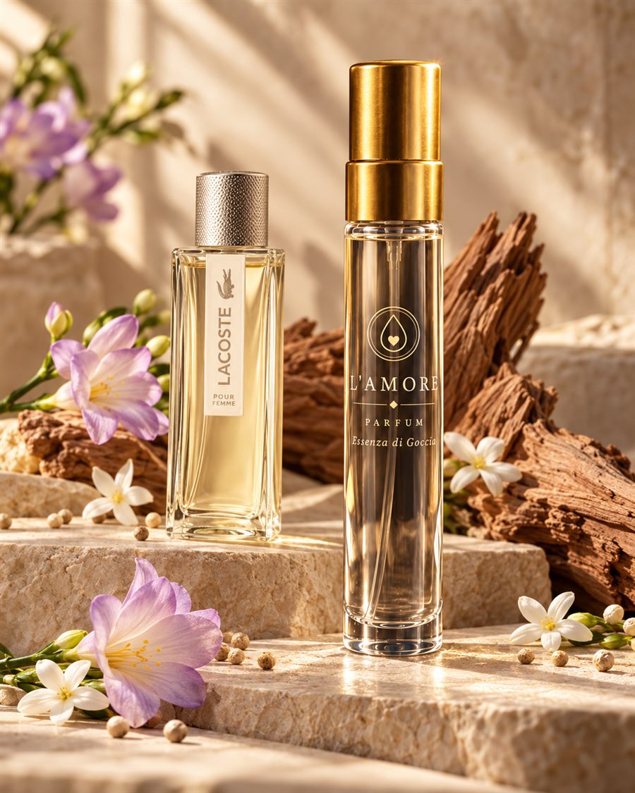 L'AMORE World No. 59, Lacoste Pour Femme esintisi