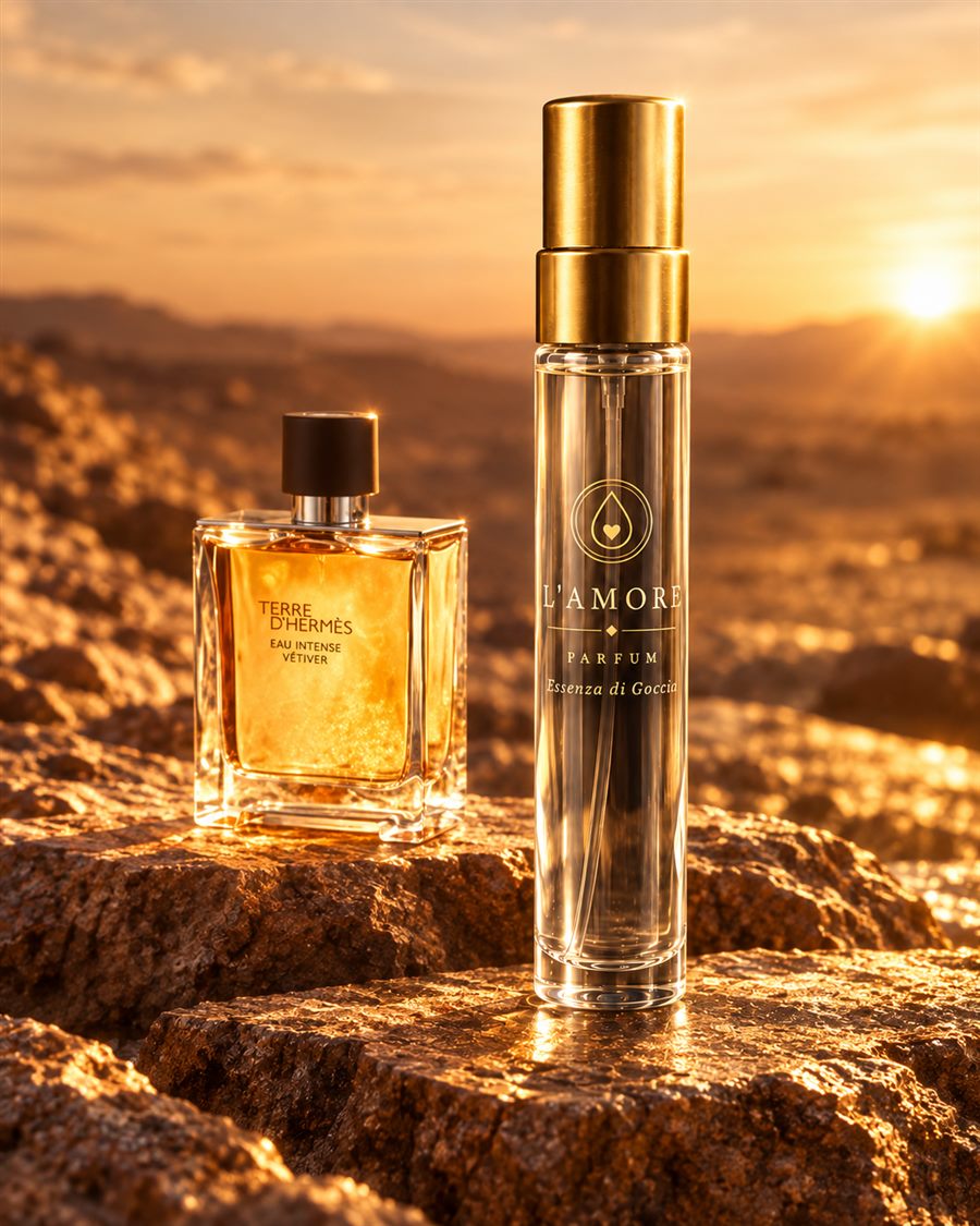 L'AMORE World No. 112, Hermès Terre d'Hermès Eau Intense Vétiver esintisi
