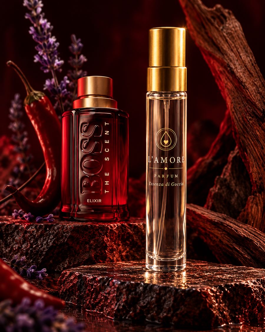 L'AMORE World No. 124, Hugo Boss Boss The Scent Elixir esintisi